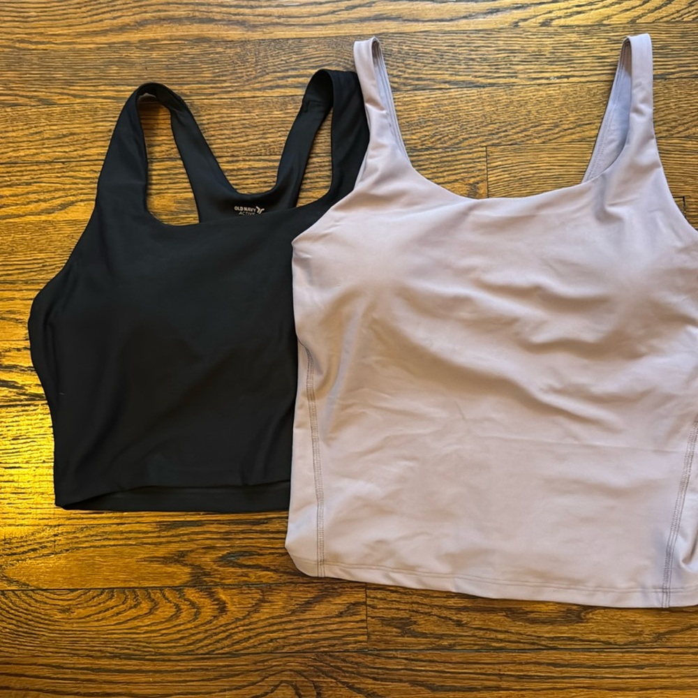 NWTs, 2 exercise support tops